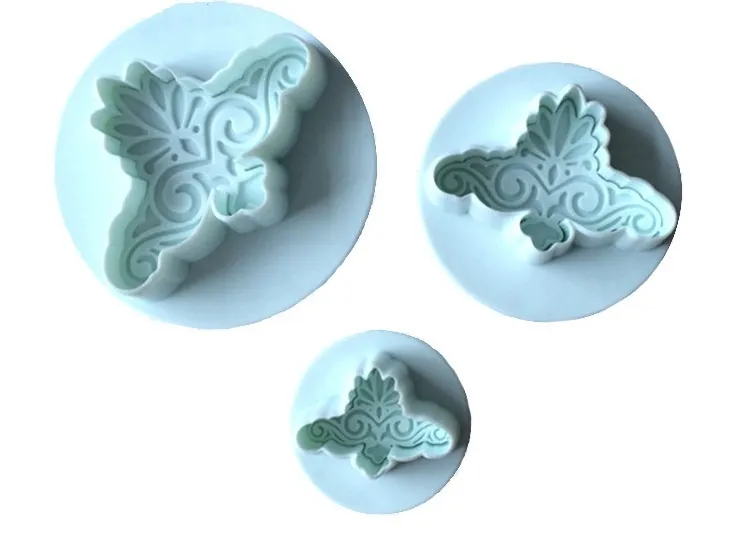 Cake Lace Border Plunger Cutter 3pc