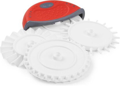 Plastic Wheel Dough Cutter 4pc