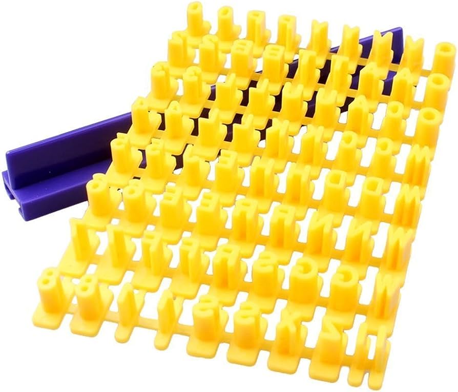 Alphabet Name Press Set