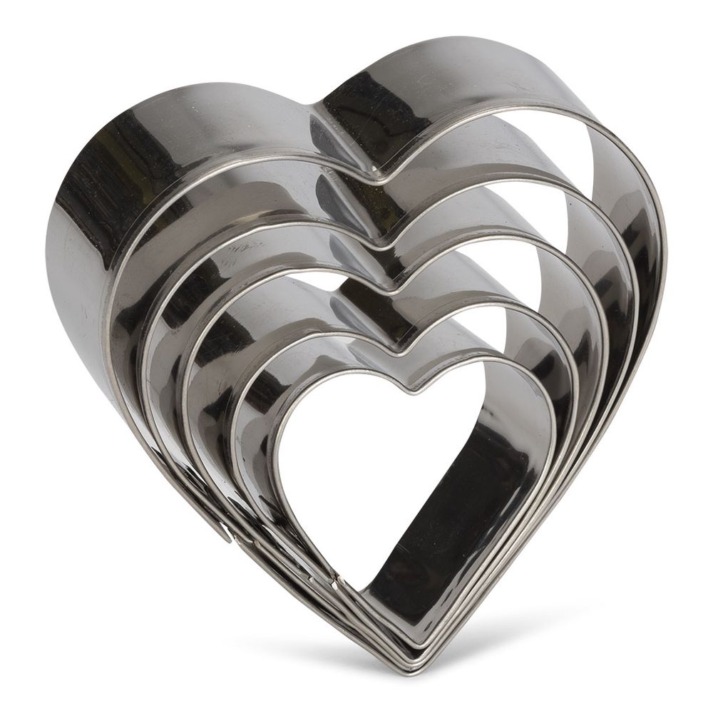 Heart Shape Cookie Cutters (5pc)