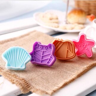 Sea Theme Fondant Cutter Set (4pc)