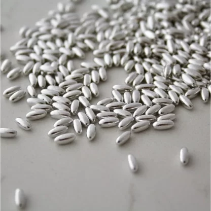 Silver Rice Rods Sprinkle Mix 50g