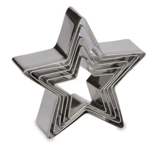Star Shape Cookie Cutter 5pc