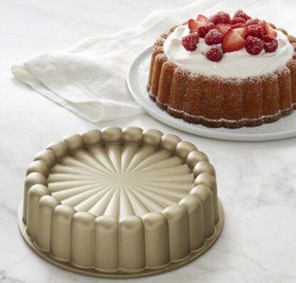 Round Metal Charlotte Cake Pan (23.5x6.5cm)