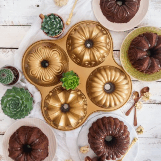 4 Division Granite Bundt Pan