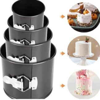 Springform pan round deep 4pc