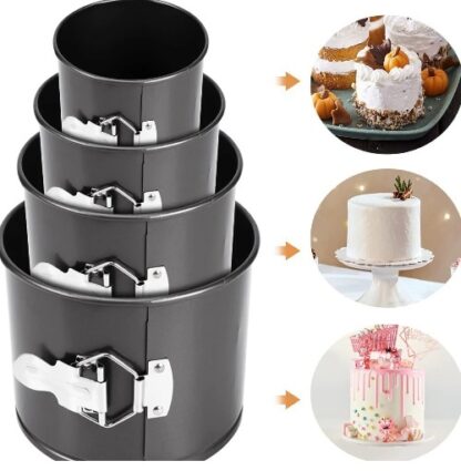 Springform pan round deep 4pc