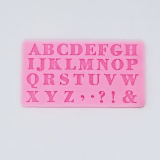 Mini Alphabet Silicone Mould