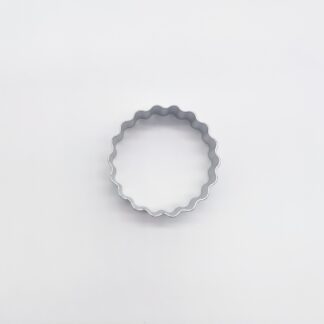 Metal Fluted Round Cookie Cutter (4.5x1.5cm)