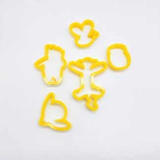 Pooh Theme Biscuit Cutter Set (5pc)