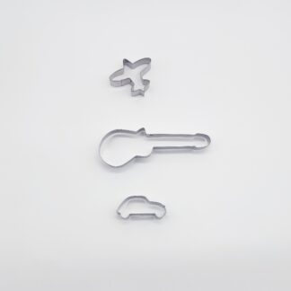 Musician Theme Cookie Cutter Set (3pc)