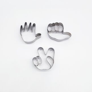 Hand Signs Cookie Cutter Set (3pc)