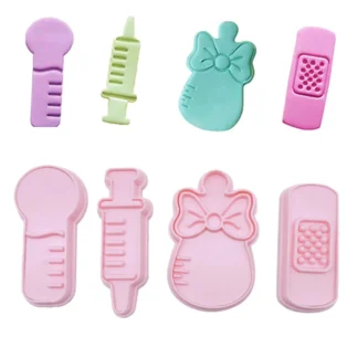 Cute Medical Baby Theme Cutter Set (4pc)