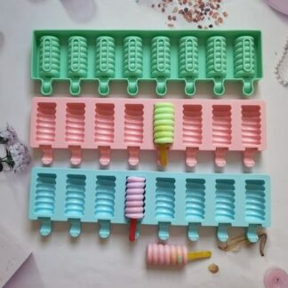 Gelato-style Ice-cream/Cakesicle Mould (8 cavity)
