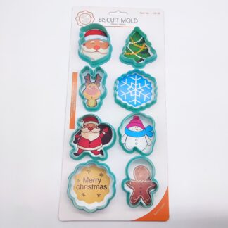 Festive Theme Biscuit Cutter Set (8pc)