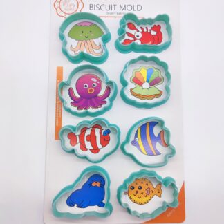 Sea Theme Biscuit Cutter Set (8pc)
