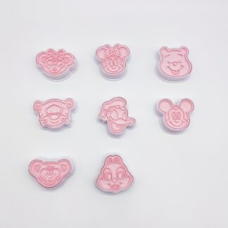 Assorted Character Theme Biscuit Cutter Set (8pc)