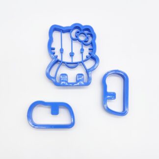 Plastic Kitty Shape Cookie Cutter