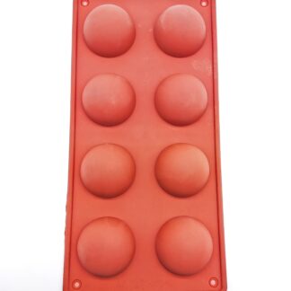 Half Sphere Shape Silicone Mould (8 cavity) Medium