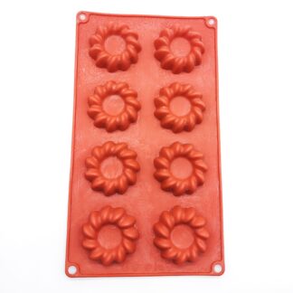 Round Plaited Silicone Mould (8 Cup)