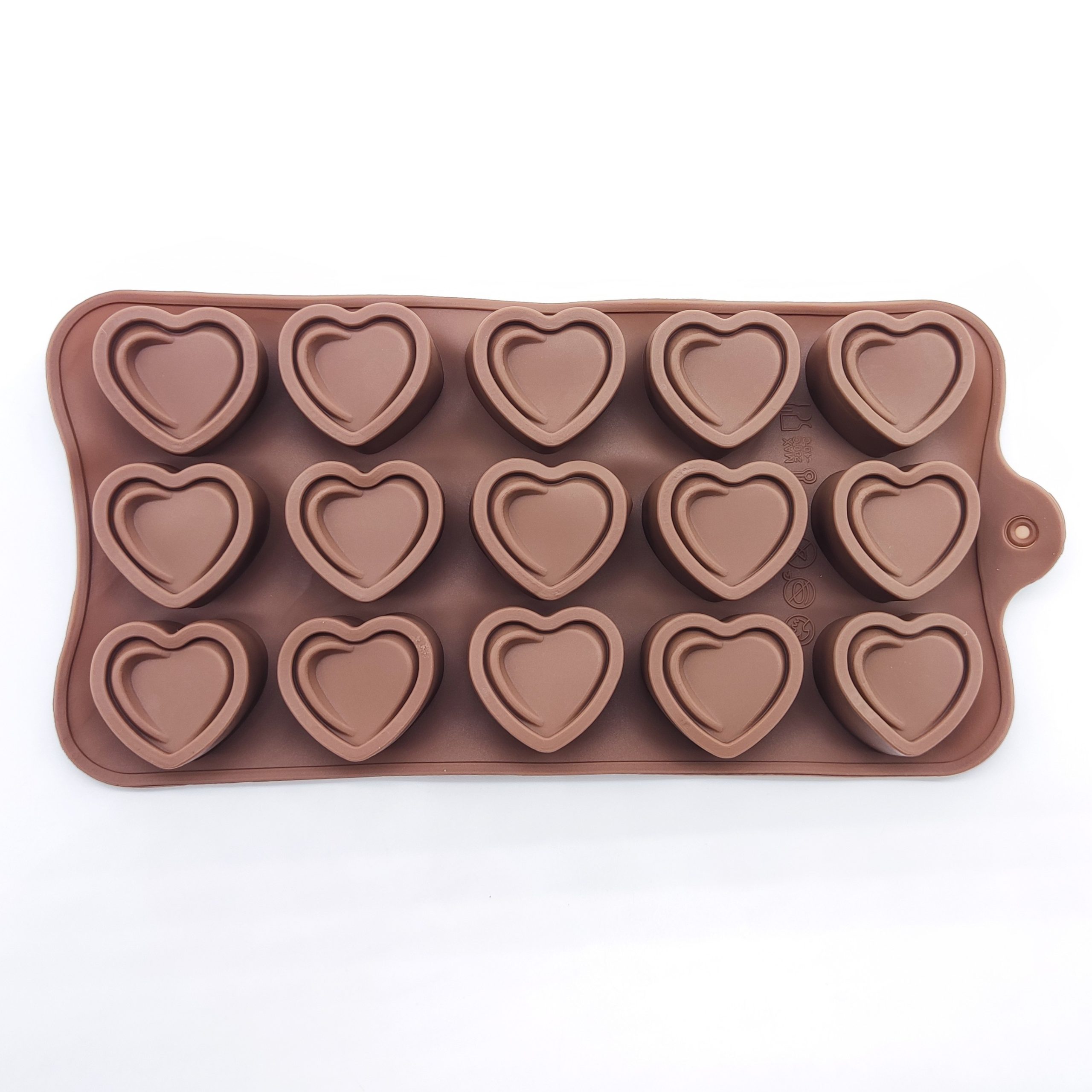Mini Hearts Silicone Mould (15 cavity)