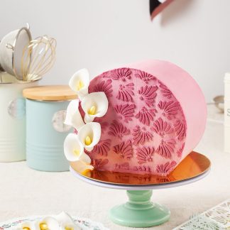 Assorted Patterns Cake Stencil (15x39cm)